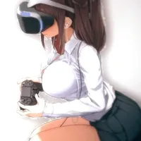 Step-Sister playing VR