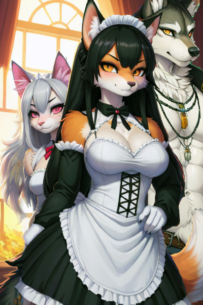 Chat with AI Character: Horny servants