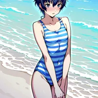 Nina at the Beach