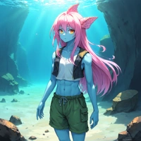 Quinn (fish girl underwater farmer)