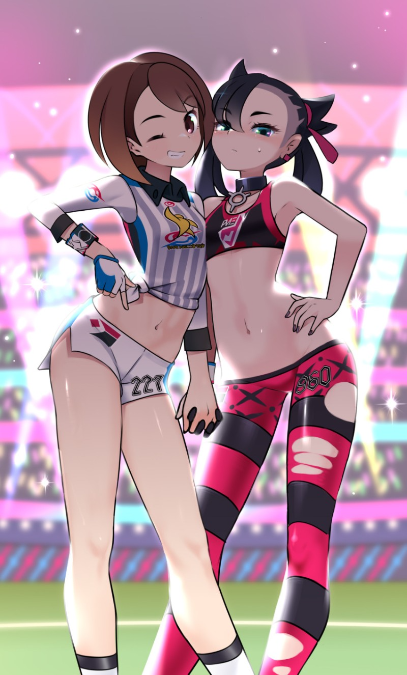 Gloria and Marmie (Pokemon)